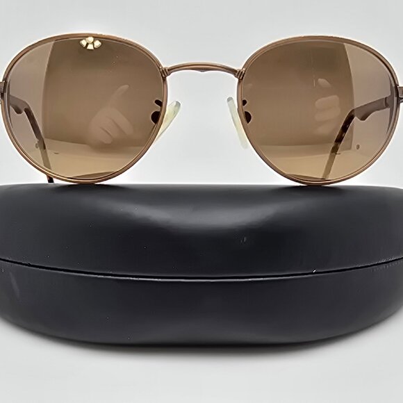 Maui Jim MJ-155-18 Spectator Copper Frame Polarized HCL Bronze Lens Sunglasses